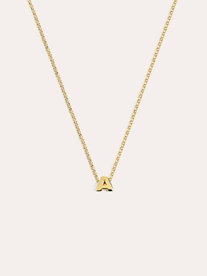 Goldkette mit personalisiertem Initial