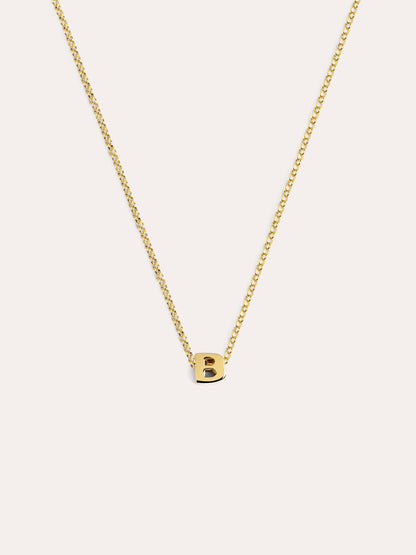 Goldkette mit personalisiertem Initial