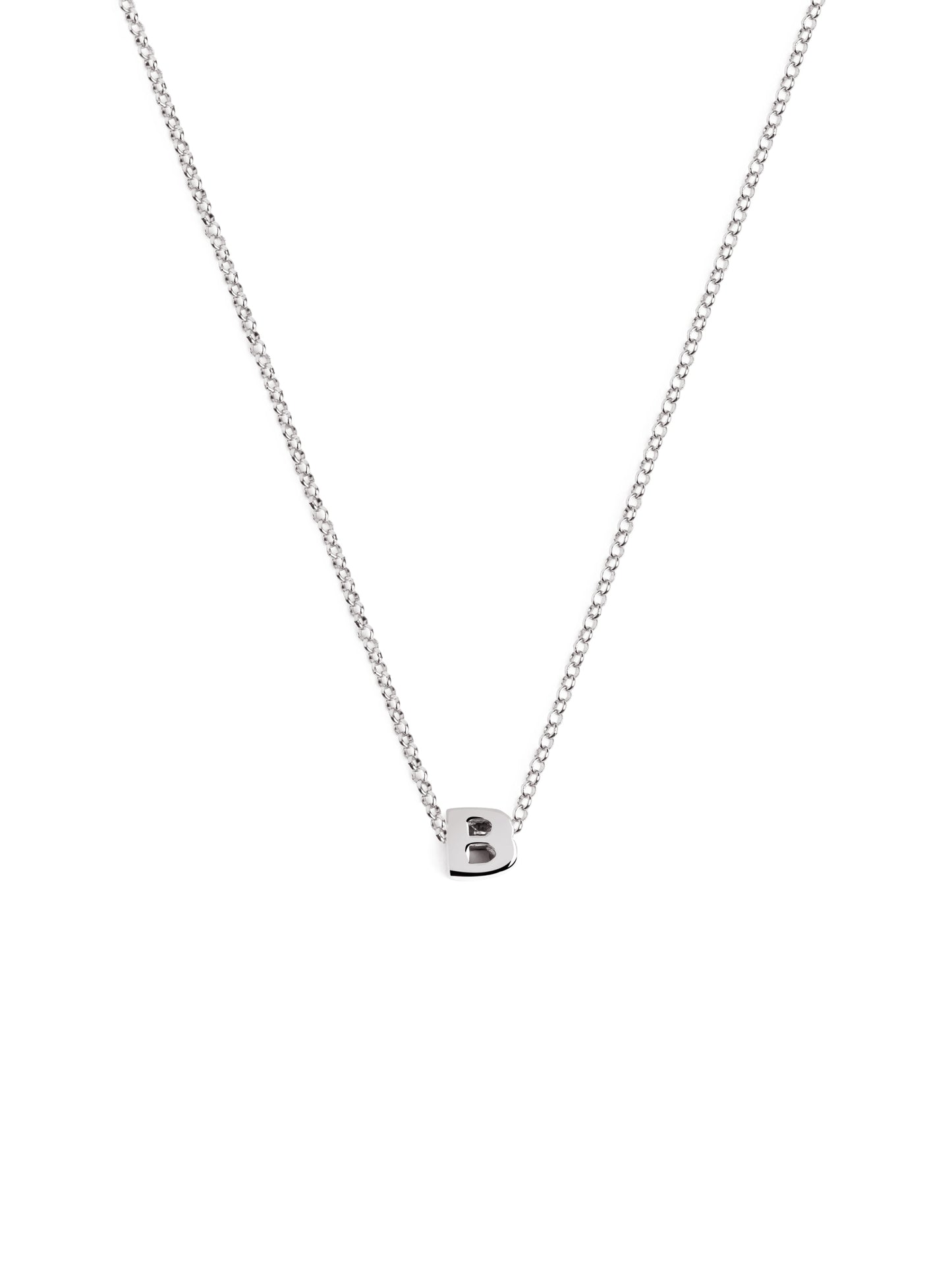 Silberkette mit personalisiertem Initial