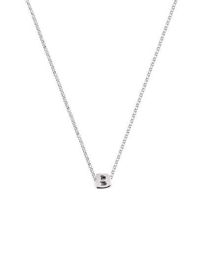 Silberkette mit personalisiertem Initial