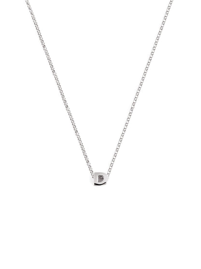 Silberkette mit personalisiertem Initial