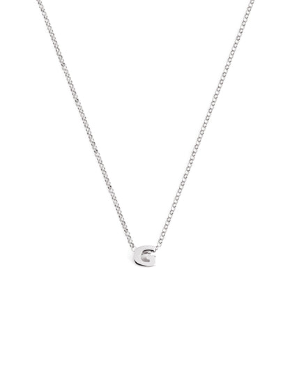 Silberkette mit personalisiertem Initial