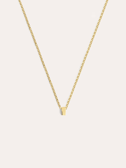 Goldkette mit personalisiertem Initial