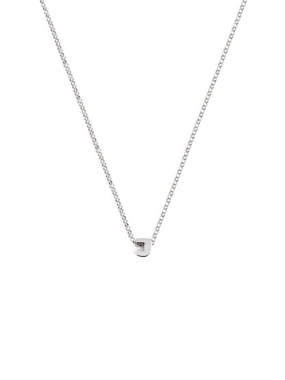 Silberkette mit personalisiertem Initial
