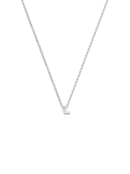 Silberkette mit personalisiertem Initial