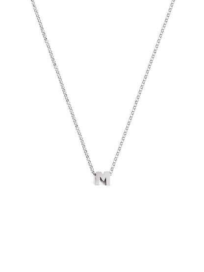 Silberkette mit personalisiertem Initial