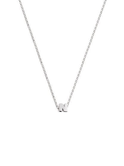 Silberkette mit personalisiertem Initial