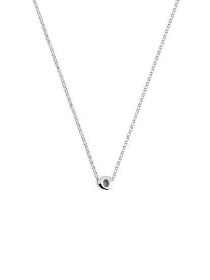 Silberkette mit personalisiertem Initial