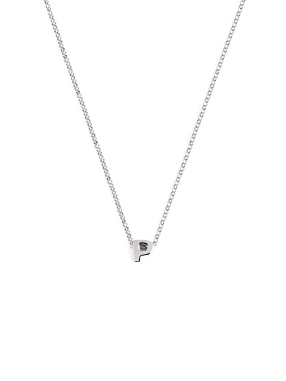 Silberkette mit personalisiertem Initial
