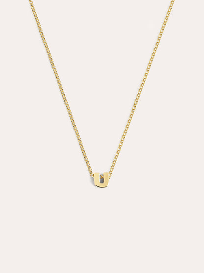 Goldkette mit personalisiertem Initial