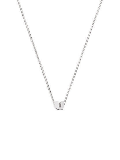 Silberkette mit personalisiertem Initial