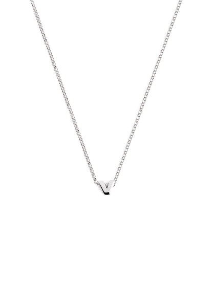 Silberkette mit personalisiertem Initial