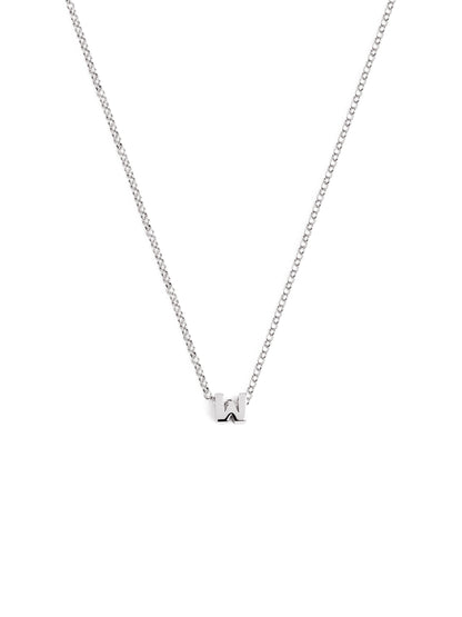 Silberkette mit personalisiertem Initial