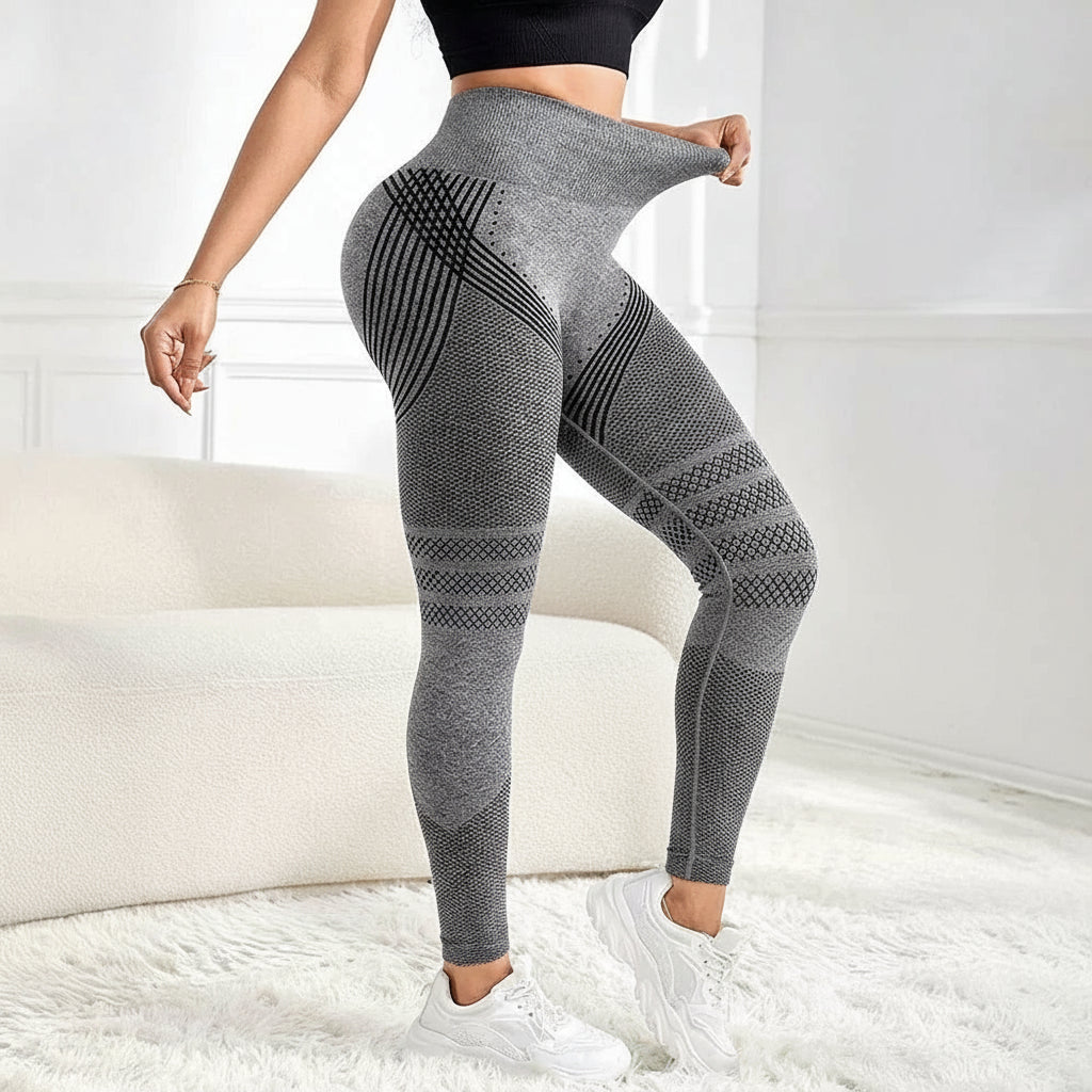 3D Leggings | Grau