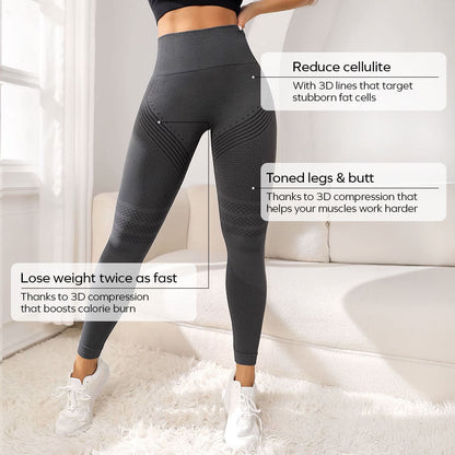 3D Leggings | Dunkelgrau